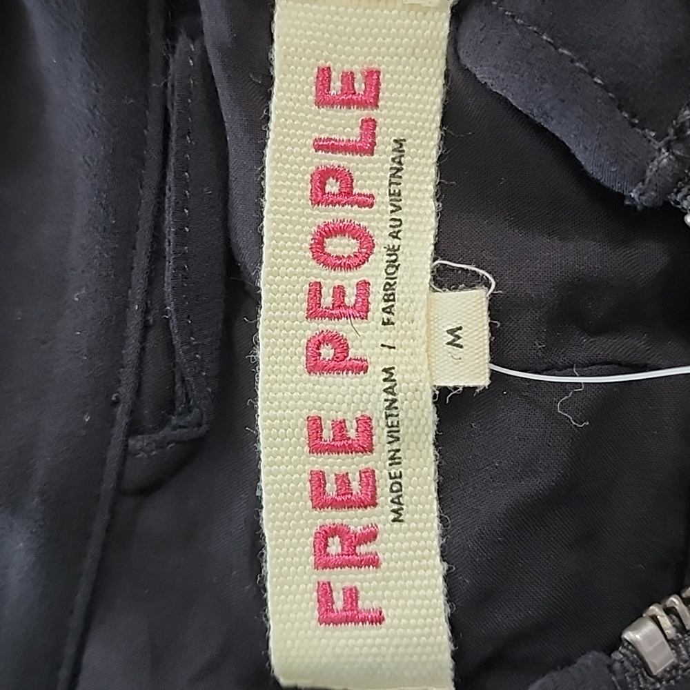 Free People On Pointe Bomber Jacket In Black NWT - Picture 5 of 9